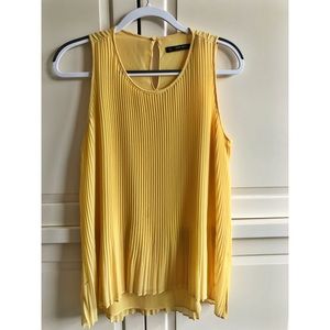 Zara Pleated Women’s Tank Top sz M